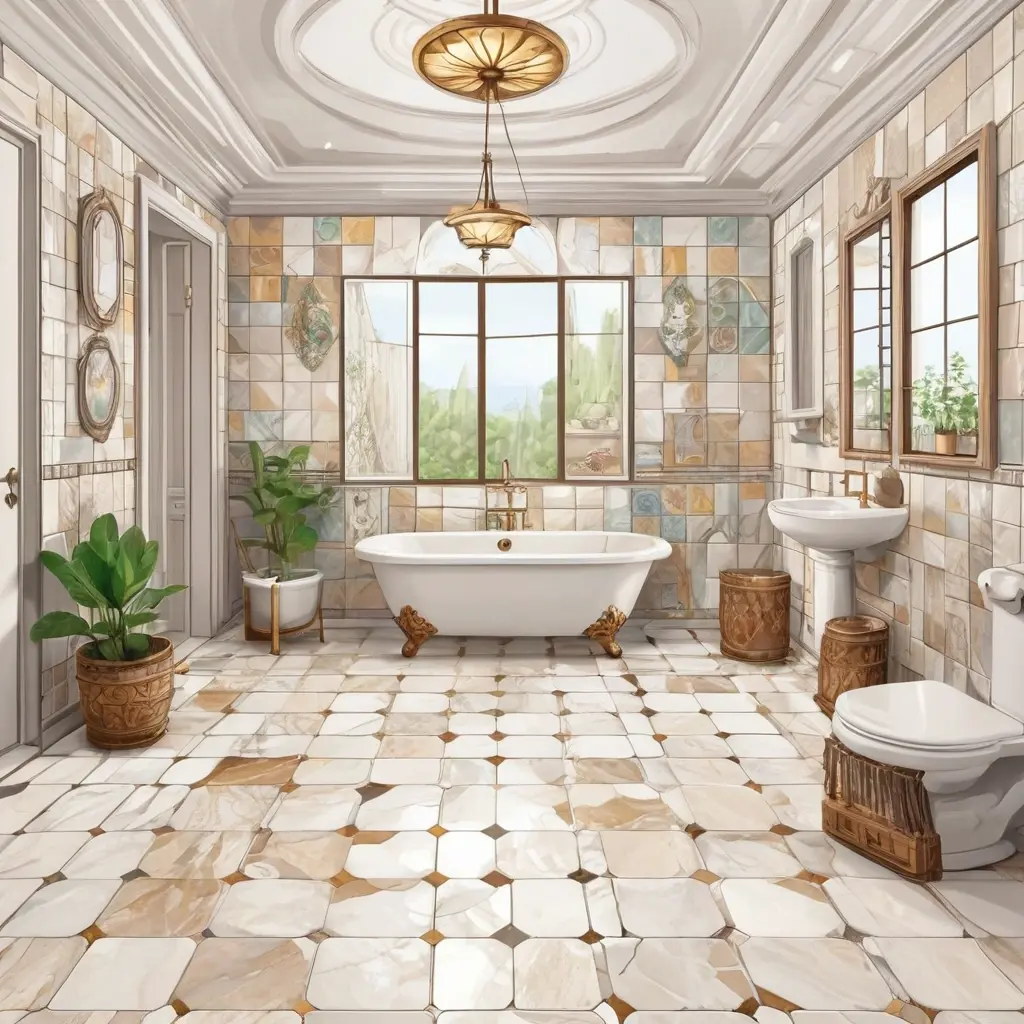 Плитка в интерьере: как подобрать размер, цвет и текстуру под стиль комнаты