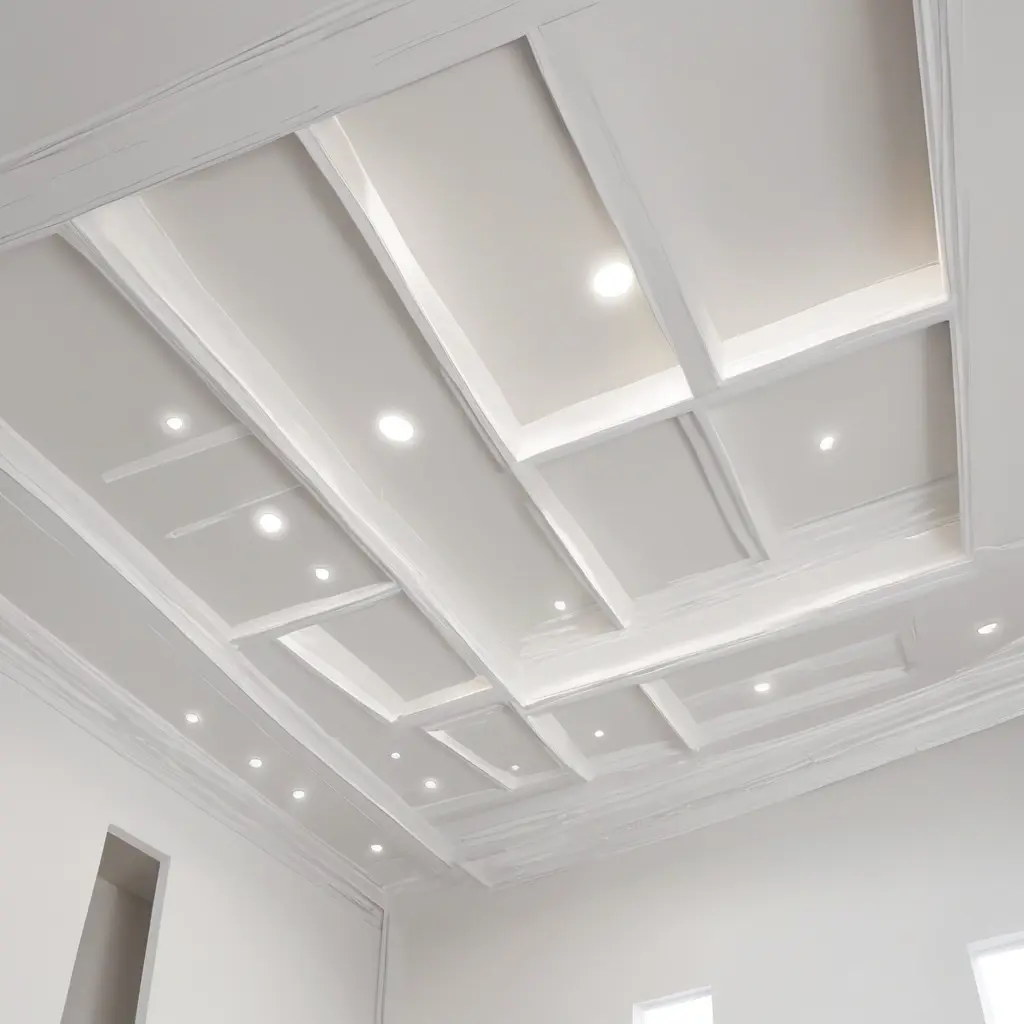 Тонкости выравнивания потолка: штукатурка, гипсокартон и подсветка