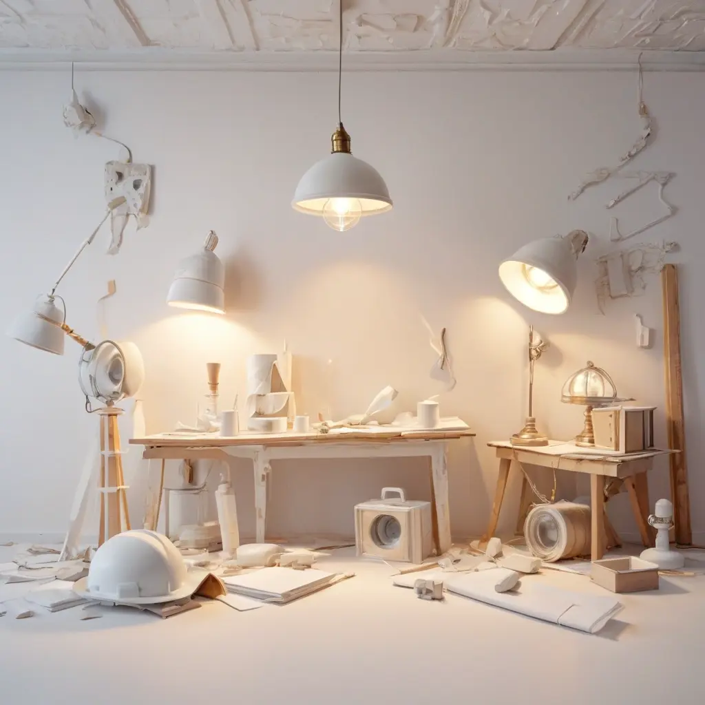 Как glare и свет влияют на ремонт: выбор обоев, штукатурки и светильников