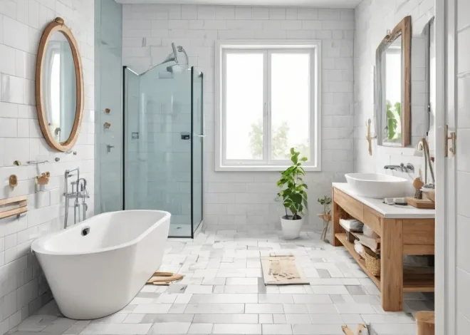 Ремонт ванной с нуля: выбор материалов, гидроизоляция и стильный дизайн