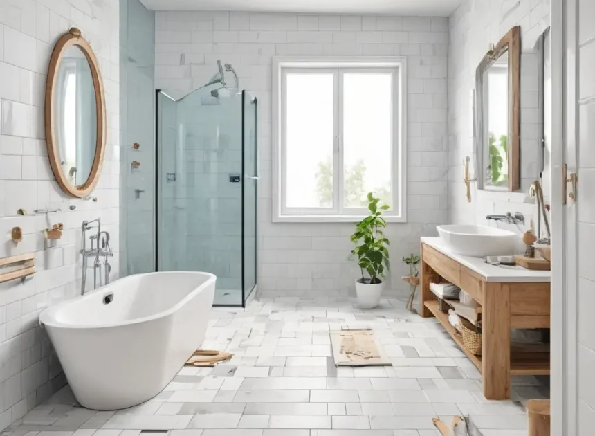 Ремонт ванной с нуля: выбор материалов, гидроизоляция и стильный дизайн