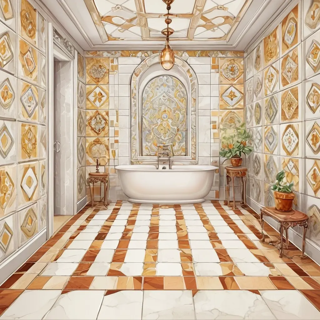 Плитка в интерьере: как подобрать размер цвет и текстуру под стиль комнаты