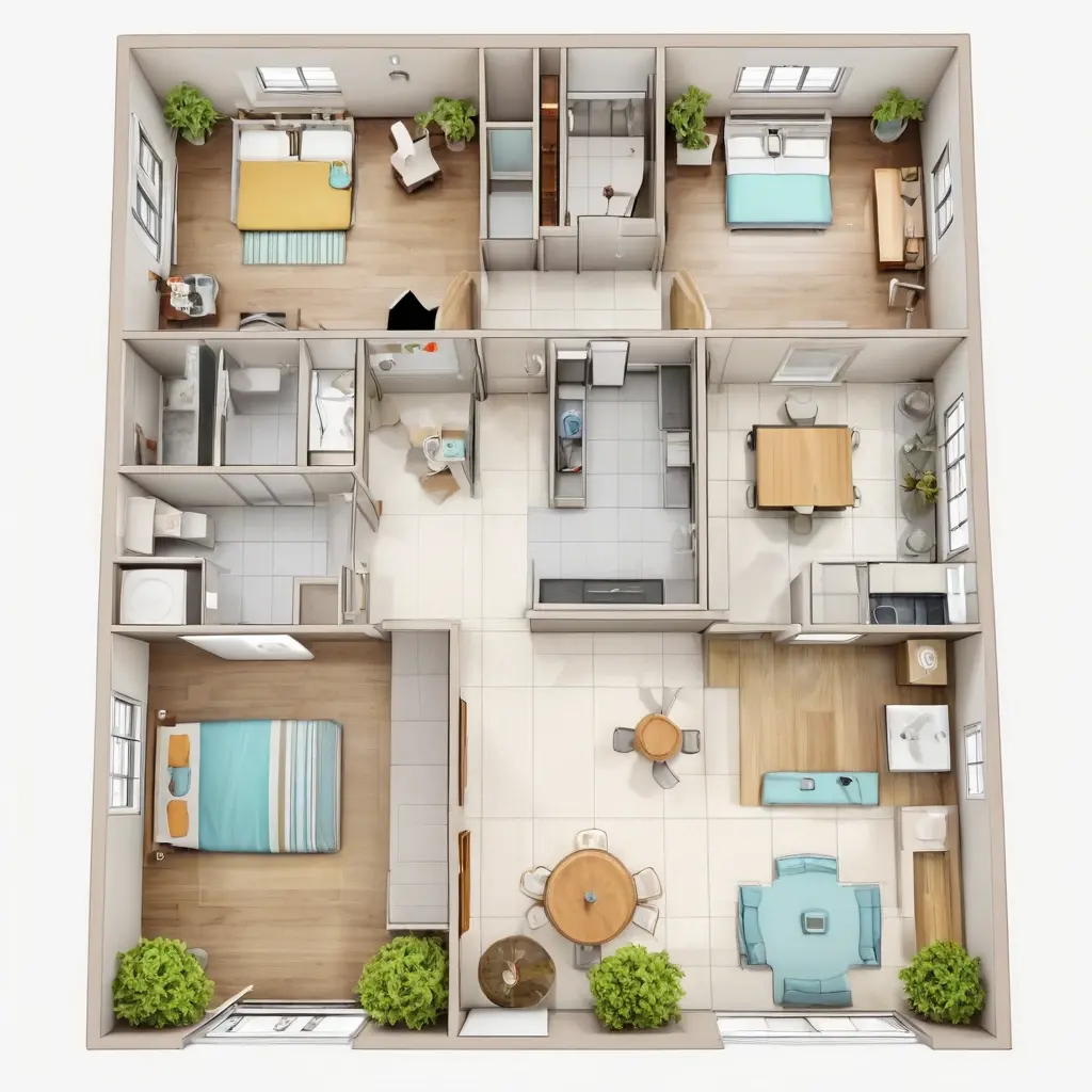 Советы по компоновке планов этажей: удобство, функциональность и экономия площади