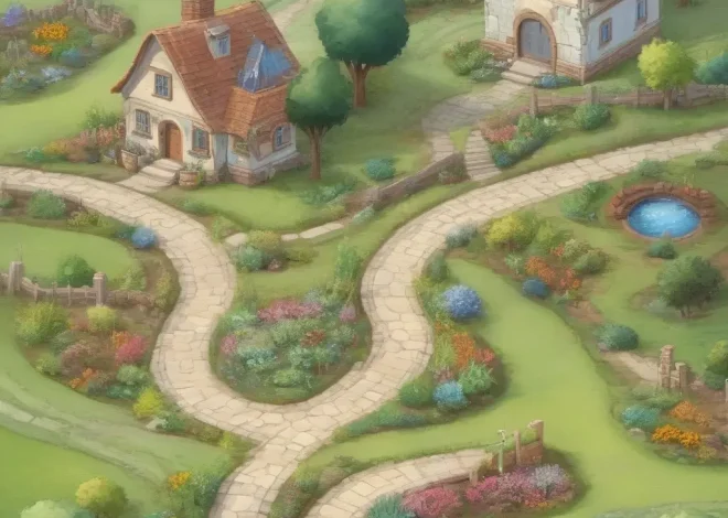 Благоустройство дачного двора: дорожки, освещение и удачный ландшафт