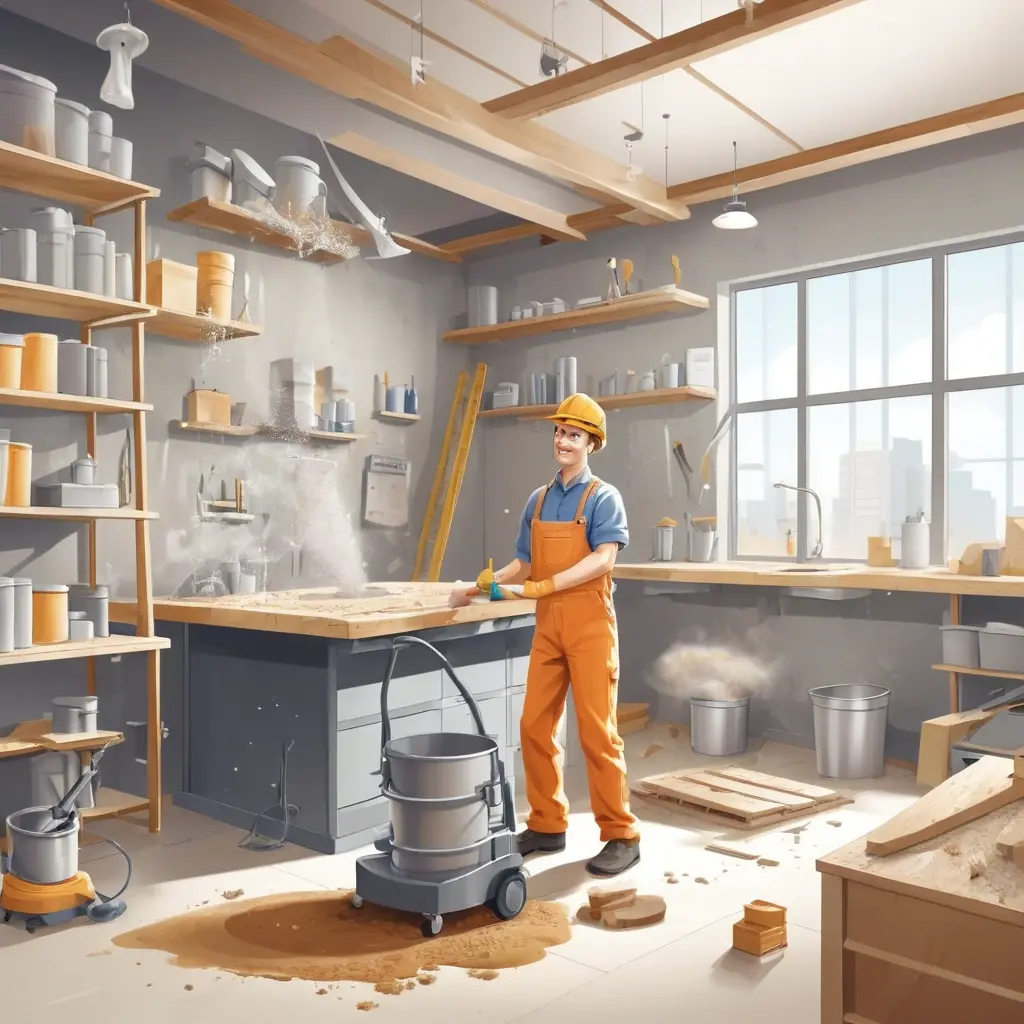 Советы профессионалов: лучшие практики по уборке строительной пыли и поддержанию чистоты на объекте