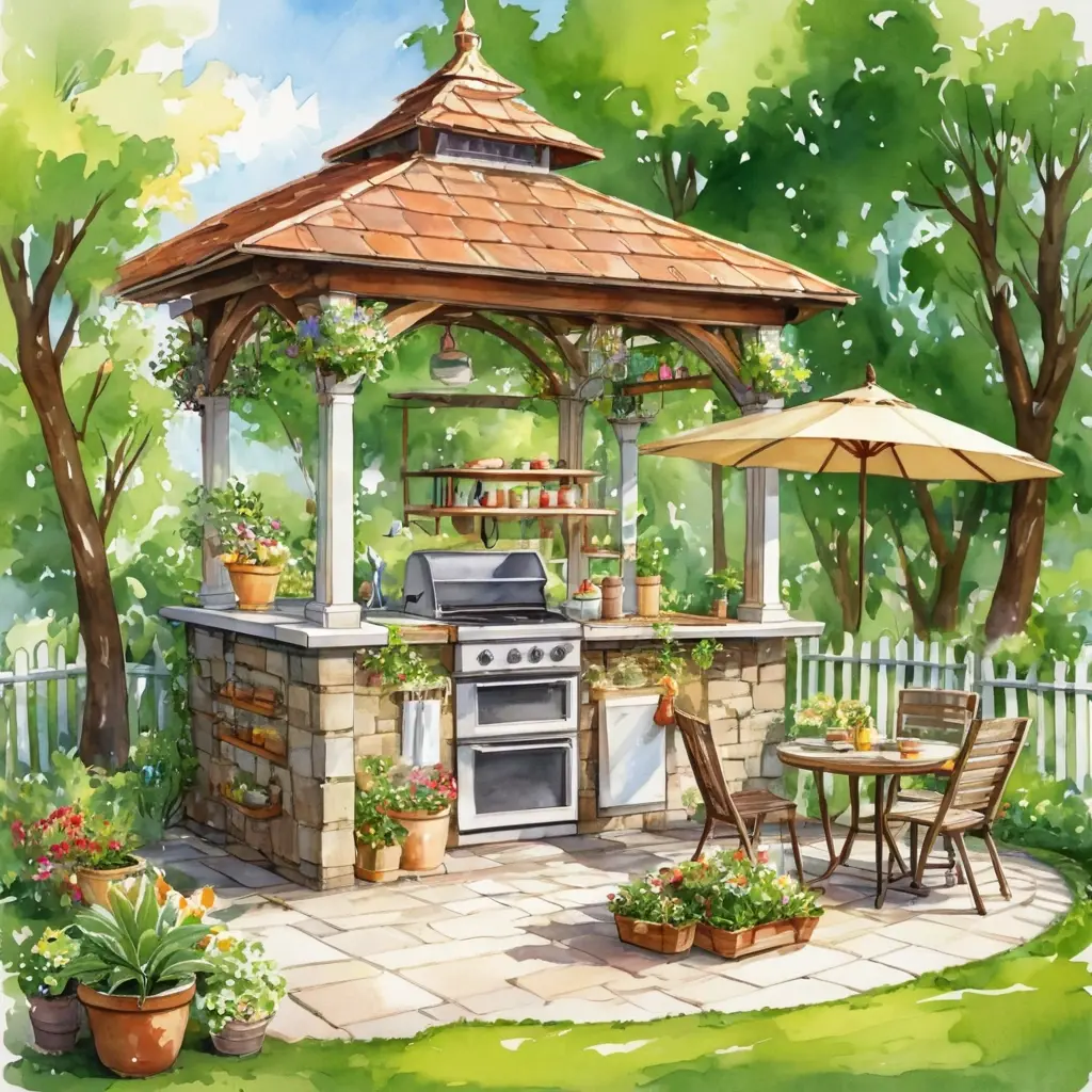 Как построить беседку и летнюю кухню своими руками: идеи расчеты продажи